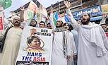 Die Protestler fordern die Todesstrafe für Asia Bibi.
