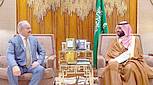 Der libysche General Chalifa Belqasim Haftar zu Besuch in der saudischen Hauptstadt Riad beim Kronprinzen MBS.