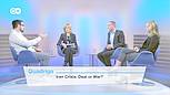 Die Diskussionsrunde "Quadriga Talk" von "Deutsche Welle" (DW) mit dem Thema "Iran Crisis: Deal or War?"