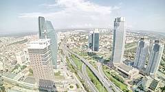 Der Finanzviertel in Istanbuler Levent.