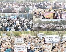 Immer wieder gibt es in Iran kritische, aber friedliche und legale Proteste. Diese Protestkundgebungen, Demonstrationszügen und Sitins gegen die Regierung, das Parlament, die Justiz und gegen andere staatliche Stellen werden bevorzugt vor dem Parlament, dem Sitz der jeweligen Gouverneure oder vor anderen staatlichen Einrichtungen abgehalten, ohne dass die Behörden sie unterbinden oder Sicherheitskräfte dagegen einschreiten.